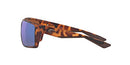 COSTA DEL MAR MEN REEFTON RECTANGULAR 64MM MATTE TORTOISE/GREEN MIRRORED - Like New