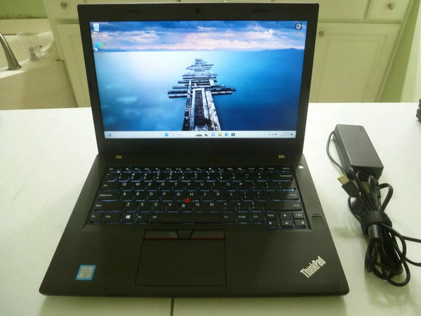 LENOVO THINKPAD T470P 14"FHD  I7-7820HQ 16GB 256GB SSD 940MX WIN 10 HOME - BLACK - Like New