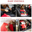 ZONETECH Christmas Santa Blow-Up Décor for Cars Vehicle Buddy Inflatable - Like New