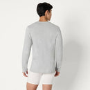 AEMN87615M25 AMAZON ESSENTIALS MEN'S SLIM FIT COTTON HEATHER/WHITE Size XL - Brand New