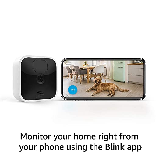 Blink Indoor Wireless Add-on Security Camera BCM00410U - White Like New