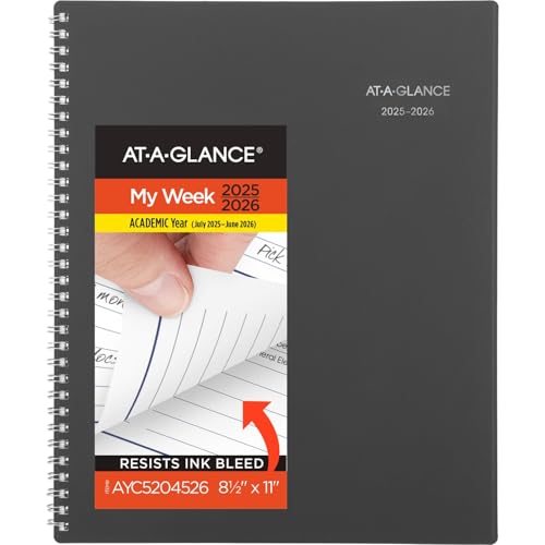 At-A-Glance Planner 2025-2026 Academic, Weekly & Monthly Appointment Book - Brand New