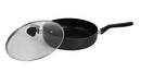 EPPMO Hard-Anodized Nonstick Jumbo 5 Quart EPPMO-518 Cooker Saute - Black - Brand New