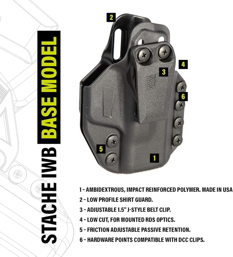 BLACKHAWK - S&W SHIELD 9/40 BASE KIT 416063BK - BLACK - Scratch & Dent
