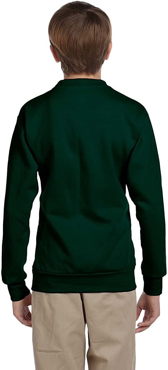 P364 Hanes Boys ComfortBlend EcoSmart Fleece Crew New