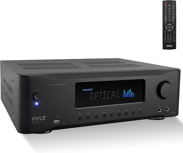 Pyle 5.2-Channel Stereo Amplifier 1000W AV Home Theater Receiver PT694BT.5 Like New
