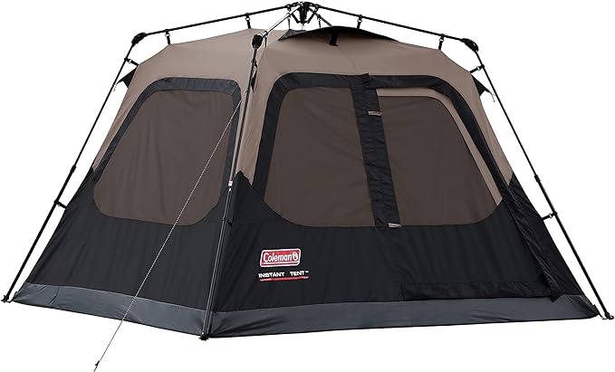 COLEMAN 4-Person Cabin Camping Tent with Instant Setup 2157801 - Scratch & Dent
