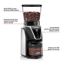 CHEFMAN CONICAL BURR COFFEE GRINDER CREATE THE BOLDEST RJ44-SS-TCB - BLACK - Like New