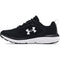 UA W CHARGED ASSERT 9 WOMEN'S BLACK/WHITE SIZE 6 New