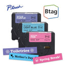 Brother P-touch Btag Label Tape BTAG3M02 0.47 in by 13.1 ft 3-Pack - Brand New