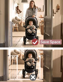 Momcozy Retractable Easy-to-Use Mesh Baby Gate B08V8QBXCW - White - Brand New