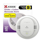KIDDE SMOKE & CARBON MONOXIDE DETECTOR AA BATTERY POWERED - WHITE - Like New