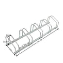 LLY Houseware 5 Bicycle Floor Parking Adjustable Storage Stand Bike Rack - Brand New