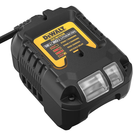 DEWALT 12V MAX/20V MAX/FLEXVOLT 2 AMP CHARGER - BLACK/YELLOW Like New