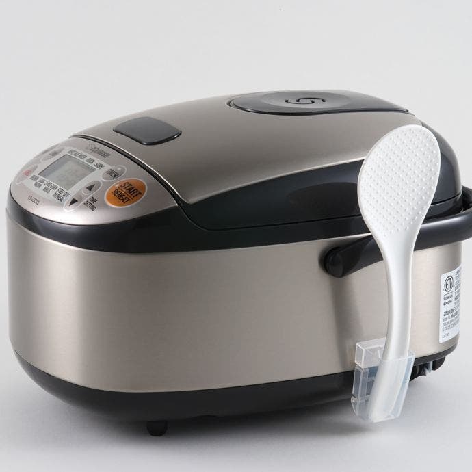 ZOJIRUSHI MICOM RICE COOKER AND WARMER 3-CUP - STAINLESS BLACK - Brand New