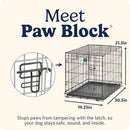 MIDWEST HOMES FOR PETS 30" SINGLE DOOR CRATE MEDIUM BREEDS 21-40 LBS BLACK - Like New
