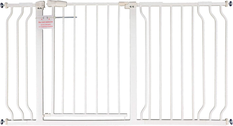 BALANCEFROM EASY WALK-THRU SAFETY GATE FOR DOORWAYS AND STAIRWAYS SIZES - WHITE - Like New