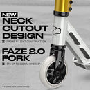 Fuzion X-5 Pro Trick Scooter Best for Kids Teens & BMX Scooter Tricks - Cream - Brand New