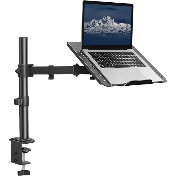 HUANUO 2-IN-1 ADJUSTABLE LAPTOP & MONITOR ARM - BLACK - Brand New