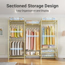 VIPEK V5 Heavy Duty Clothes Rack, Freestanding Modular Closet System - Gold - Brand New