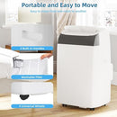 EXPLOREHORIZON 14000 BTU PORTABLE AIR CONDITIONERS, 3 IN 1 - WHITE-BLACK - Like New