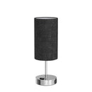BRIGHTEVER TOUCH CONTROL TABLE LAMP SET OF 2, 2 USB CHARGING PORTS, 3WAY, BLACK - Like New