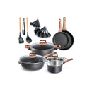 Bakken-Swiss 14-Piece Kitchen Cookware Set Granite Non-Stick Eco-Friendly - Like New