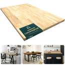 Bme Hevea Solid Wood Butcher Block Table Top Desk top - Scratch & Dent