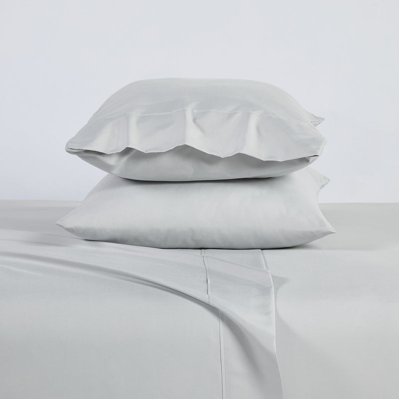 BIBB HOME 2000 COUNT 6-PIECE RAYON FROM BAMBOO SHEET SET KING - SILVER - Brand New