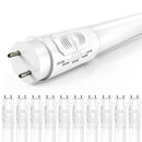 Sunco 10 Pack T8 LED Bulbs 4 Foot, LED Fluorescent Tube - 5 Pack - Like New
