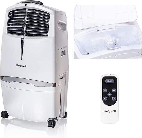 Honeywell Portable Evaporative Air Cooler Humidifier 7.9 Gallon CL30XCWW - White Like New