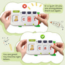HUBFIVY Phonics Talking Flash Cards for Toddlers 2 3 4 5 6 7 8 - Like New