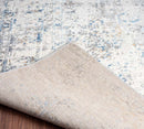 KALATY LUMINA LM-035 VINTAGE BLUES GRAYS RUG 2.5FT X 8FT - VINTAGE BLUE/GRAY - Brand New