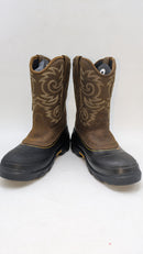 Georgia Men's Boot Muddog Waterproof Western Work Round Toe Brown Size: 11 - Like New