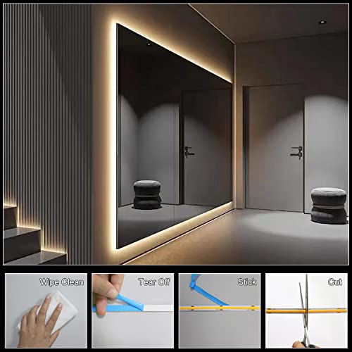 BUNACET COB LED Strip Lights 2880LEDs Bright, 20ft, LED 4000K Daylight Dimmable - Like New