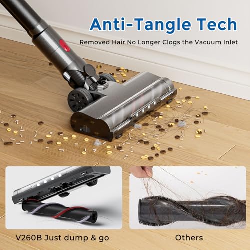 RONEAIR CORDLESS VACUUM CLEANER ULTRA-LIGHTWEIGHT POWERFUL SUCTION - GRAY - Like New