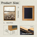 KBKBART Vintage Wall Art Framed Retro Countryside Autumn Wildflower - Like New