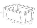 Storex Classroom Portable Cubby Bin, 5-Pack - Red - Brand New