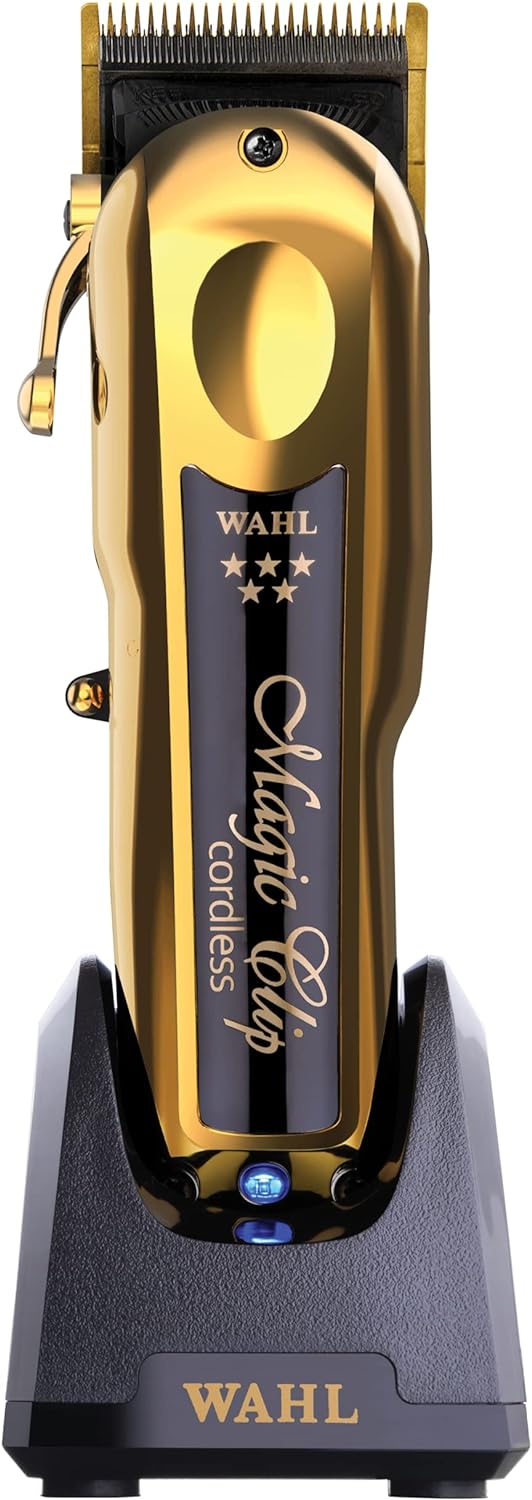 Wahl Professional 5 Star Gold Cordless Magic Clip Hair Clipper 8148-700 - Gold Like New
