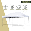 ARROWHEAD OUTDOOR 10’x20’ Heavy-Duty, Pop-Up Canopy & Instant Shelter White - Like New