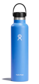 HYDRO FLASK WATER BOTTLE INSULATED STAINLESS STEEL NON SPILL 24 OZ CASCADE BLUE - Brand New
