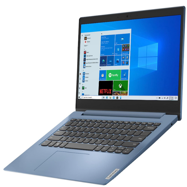 Lenovo IdeaPad 14" HD Non Touch Intel N4020 4 64GB eMMC Ice Blue 81VU0079US - Like New