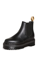 27560001 DR. MARTENS WOMEN'S V 2976 QUAD MONO CHELSEA BLACK FELIX RUB OFF SIZE 5 - Like New