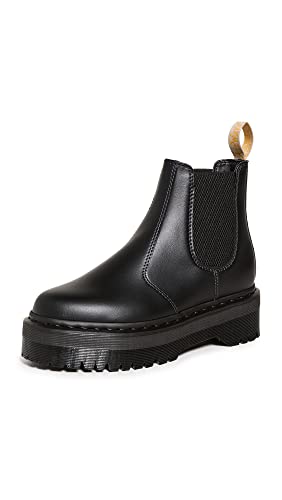 27560001 DR. MARTENS WOMEN'S V 2976 QUAD MONO CHELSEA BLACK FELIX RUB OFF SIZE 5 - Like New