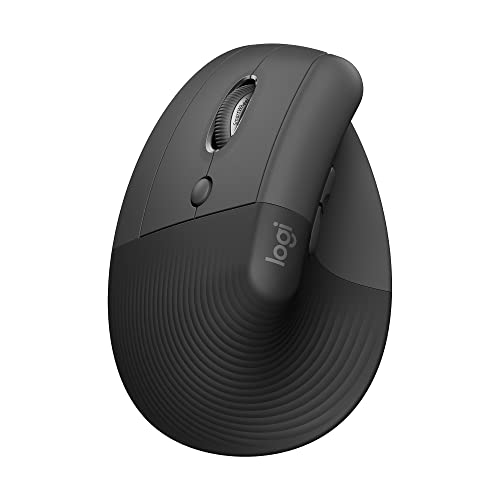 LOGITECH LIFT VERTICAL ERGONOMIC MOUSE LEFT-HANDED BLUETOOTH 910-006467 -BLACK - Like New