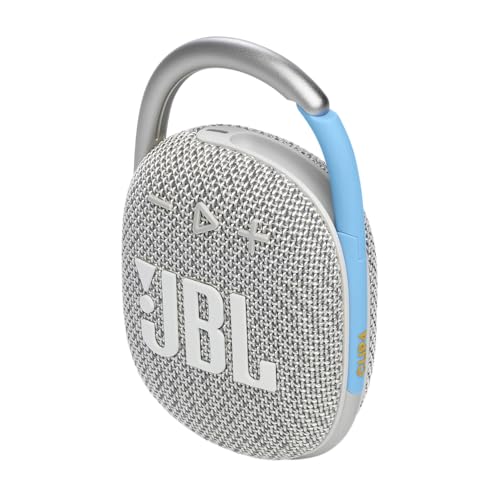JBL CLIP 4 ECO - ULTRA-PORTABLE WATERPROOF BLUETOOTH SPEAKER - ECO WHITE - Like New