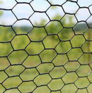 Easypetfence 2' X 150' Steel Hex Web Black PVC Coated Dog Fence B07K1FNWLZ - Brand New