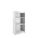 CorLiving Hawthorne White Engineered Wood 3 Shelf Bookcase 2 Adjustable Shelves - Brand New