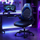 BESTGLORY GAMING CHAIR LEATHER HIGH-BACK OFFICE DESK GAMER COMPUTER CHAIR - BLUE - Like New
