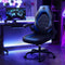 BESTGLORY GAMING CHAIR LEATHER HIGH-BACK OFFICE DESK GAMER COMPUTER CHAIR - BLUE - Like New